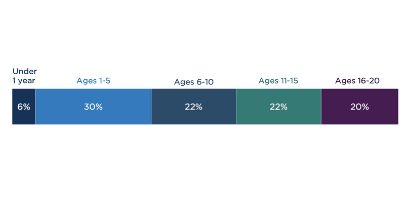 344,000 U.S. Children of All Ages Lived in Foster Care in 2024