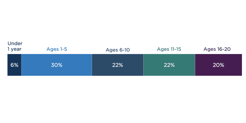 344,000 U.S. Children of All Ages Lived in Foster Care in 2024