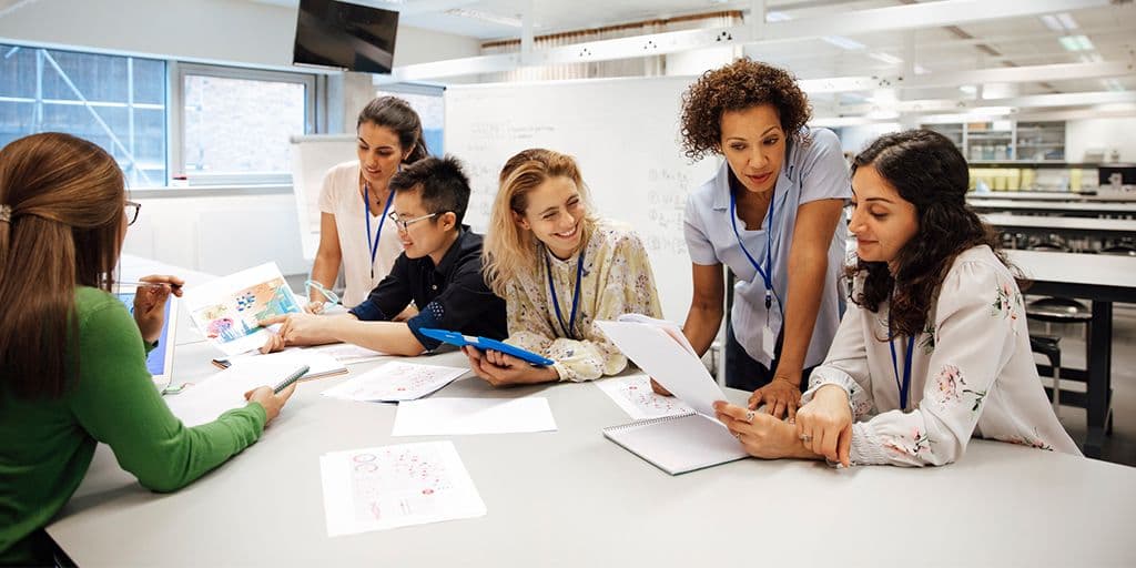 a group of researchers working together